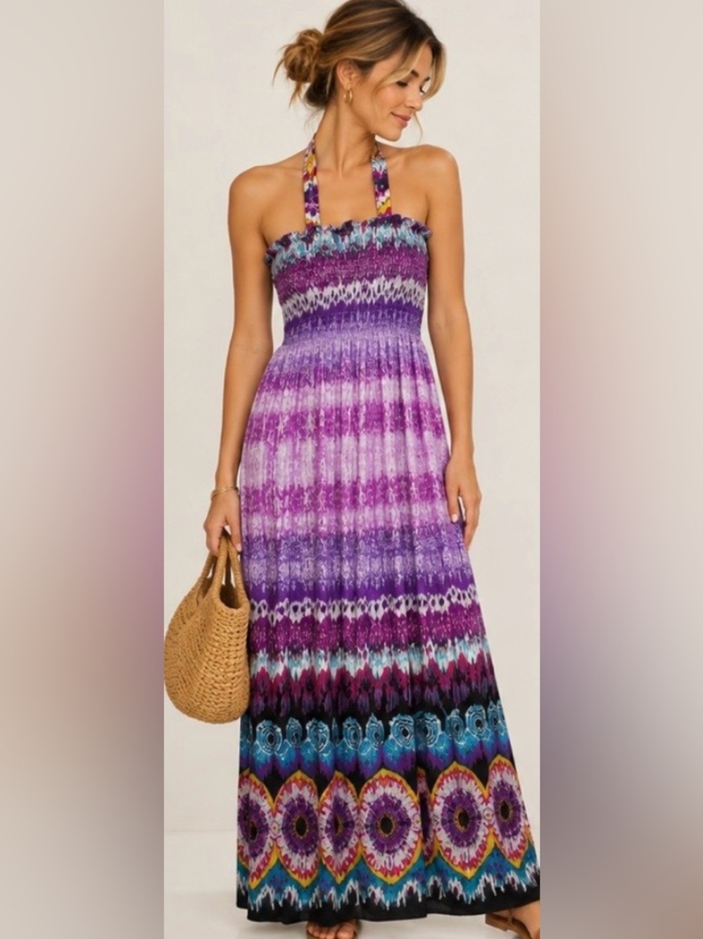 Colorful Maxi Dress‎